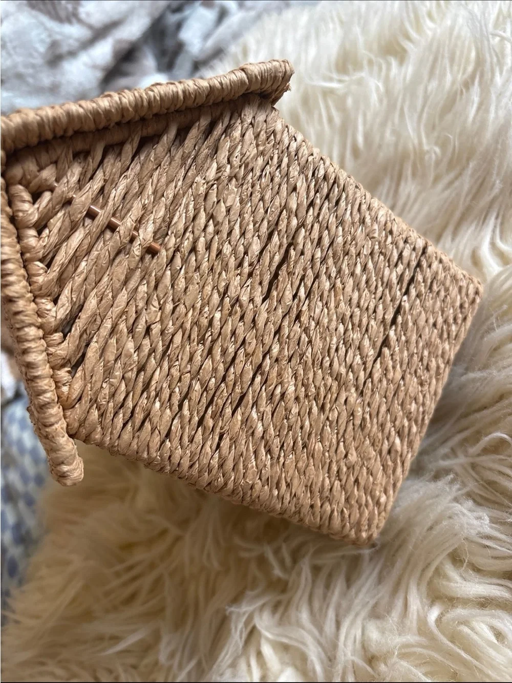Target bullseye playground woven storage basket